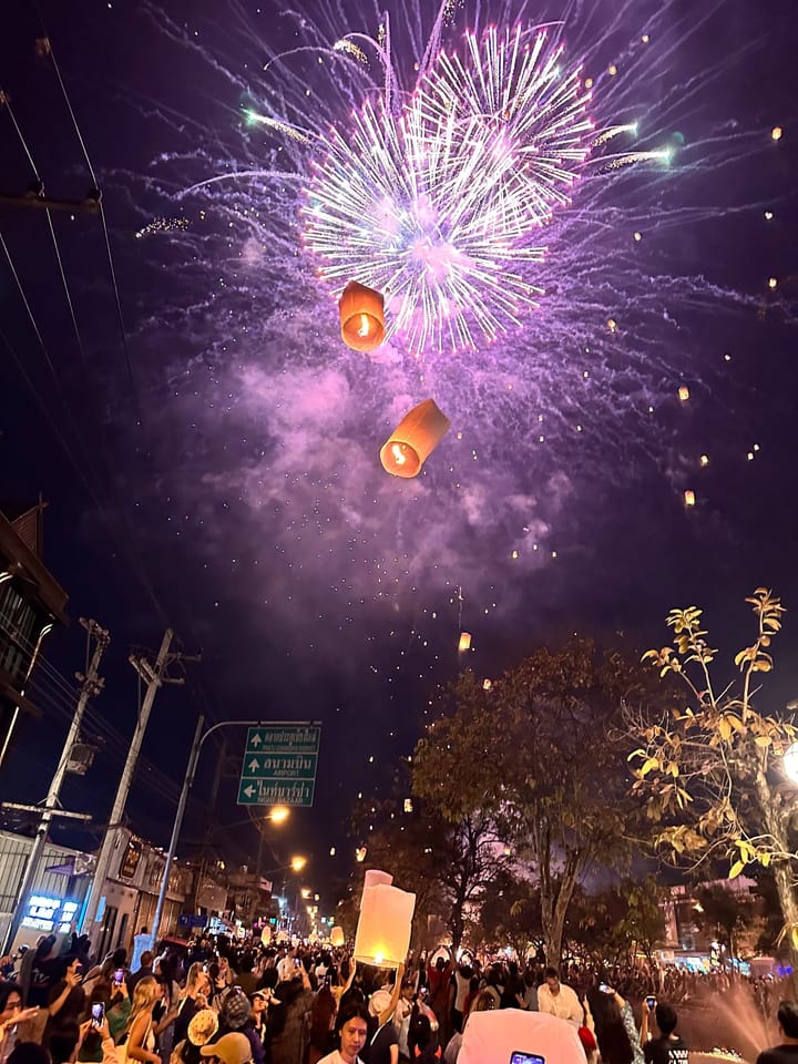 Chiang Mai Lanterns New Years Eve 2023